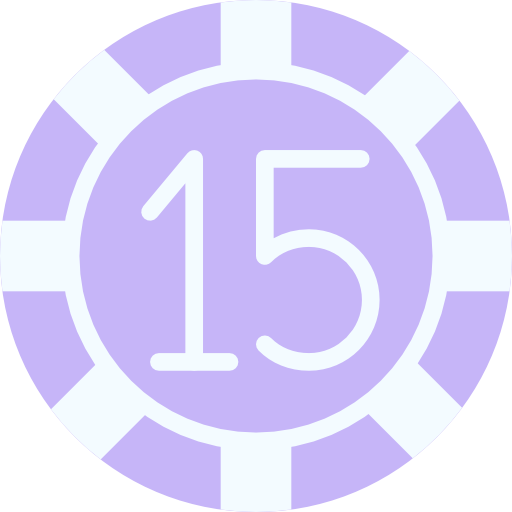 Poker Chip 15 value