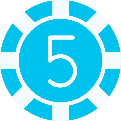 Poker Chip 5 value